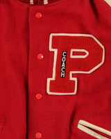 Vintage 1960s Whiting LA Pirates Football Wool Leather Varsity Bomber Jacket - XL