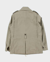 Vintage 1990s A.P.C Military Coverall Cotton Field Jacket - S