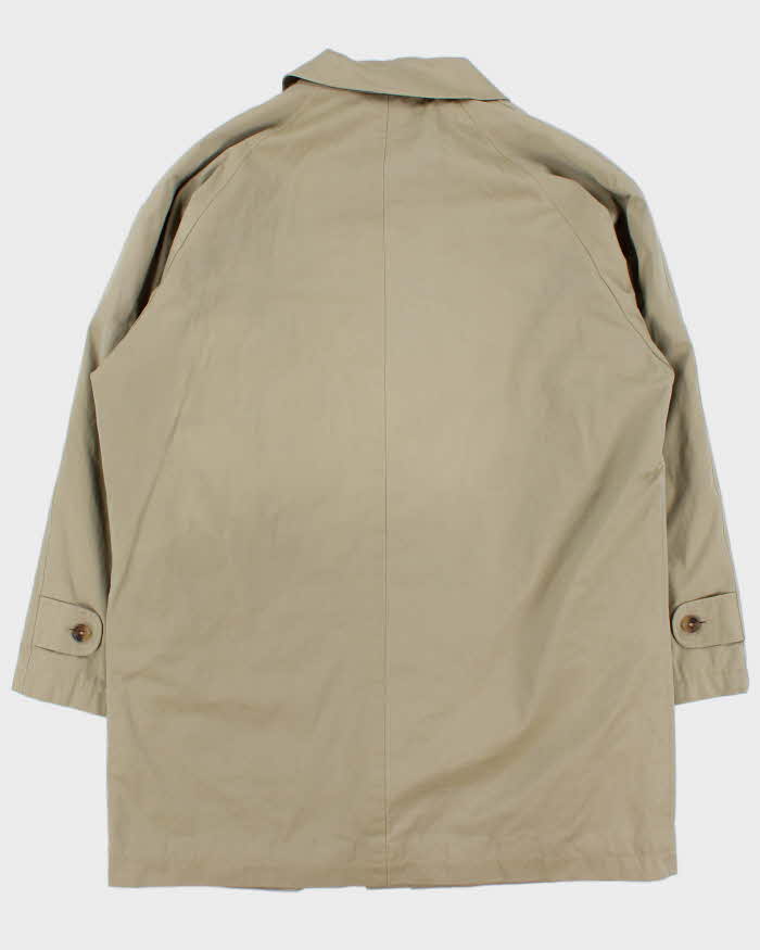 Vintage 00s Chaps Quilt Lined Weatherproof Overcoat Mac - L