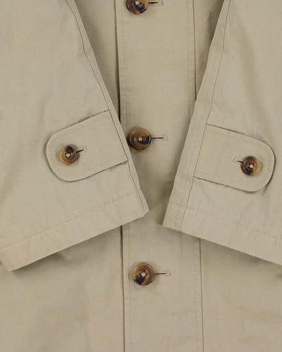 Vintage 00s Chaps Quilt Lined Weatherproof Overcoat Mac - L