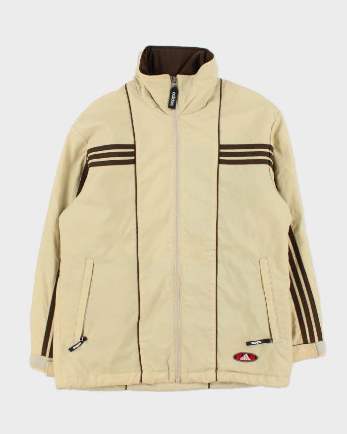 Vintage 1990s Adidas Seventies Style Padded Oversized Jacket - M