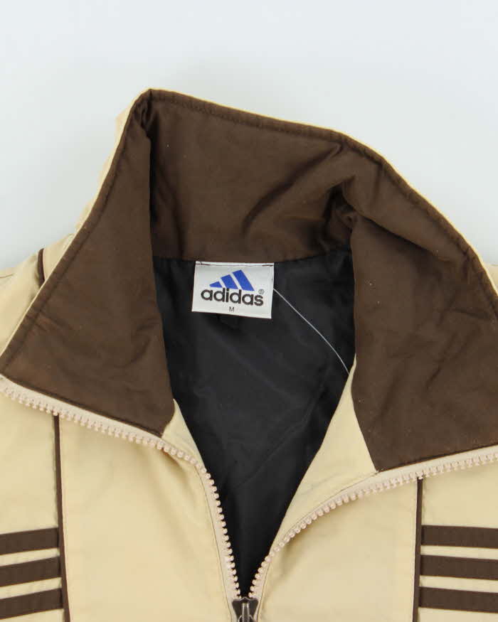 Vintage 1990s Adidas Seventies Style Padded Oversized Jacket - M