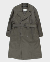 Vintage 1990s London Fog Khaki Quilt Insulated Weatherproof Oversized Trench Coat - XL