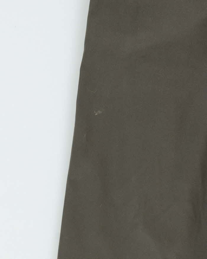 Vintage 1990s London Fog Khaki Quilt Insulated Weatherproof Oversized Trench Coat - XL