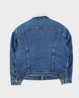 Vintage 1980s Levi's Sherpa Lined Denim Jacket - L