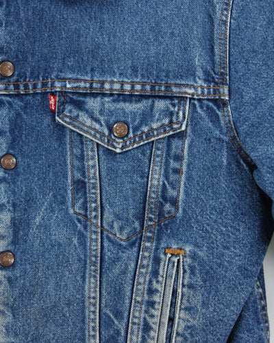 Vintage 1980s Levi's Sherpa Lined Denim Jacket - L