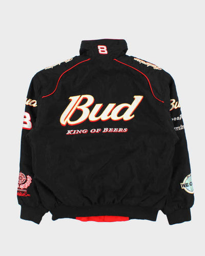 Vintage 1990s Budweiser Nascar Racing Dale Earnhardt Bomber Jacket - L