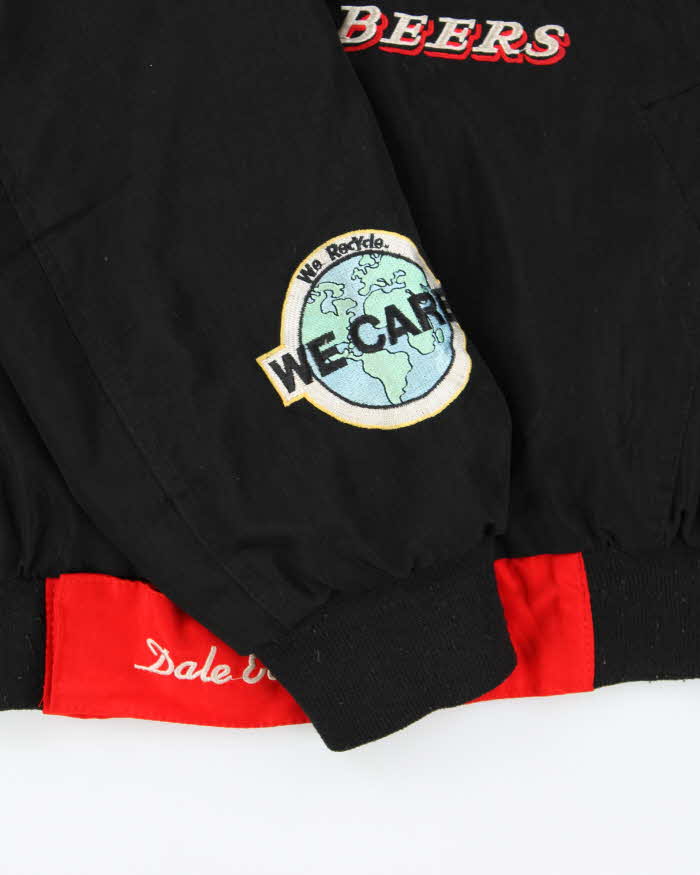 Vintage 1990s Budweiser Nascar Racing Dale Earnhardt Bomber Jacket - L