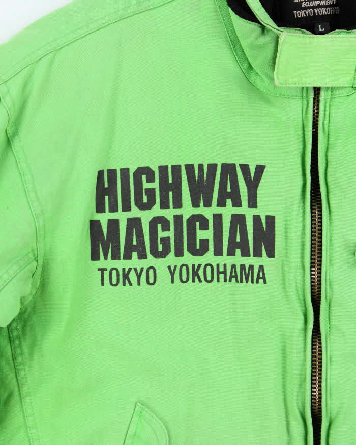 Vintage 1990s Yellow Corn Motorsports Highway Magician Fleece
