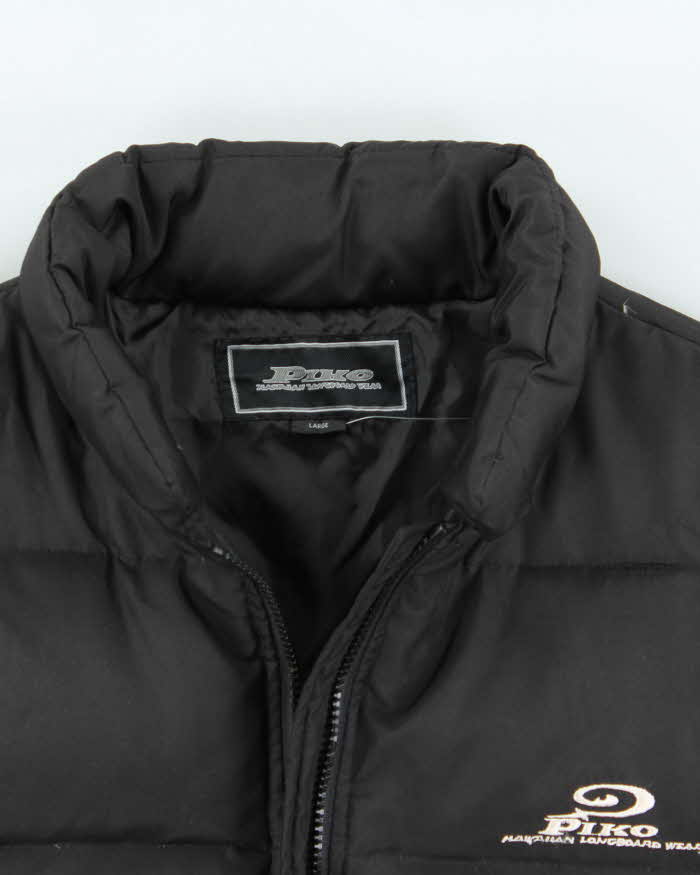 Vintage 1990s Piko Longboard Wear Down Filled Puffer Jacket - L