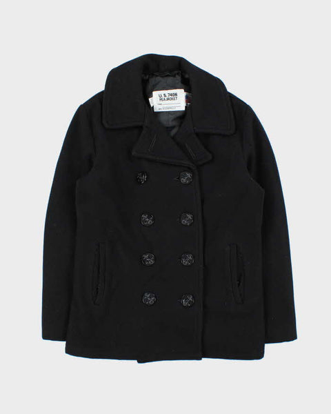 90s USA製 MFG SCHOTT U.S. 740N Pea Jacket オールド年代U.S.A.製Schott〉90年代U.S.A.製Schott U.S.740N