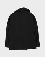 Vintage 1990s Schott U.S.740N Wool Double Breasted Pea Coat - S
