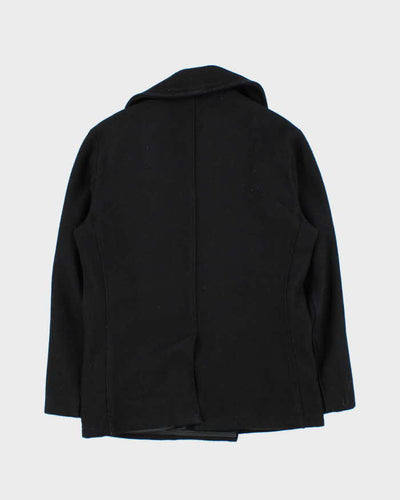 Vintage 1990s Schott U.S.740N Wool Double Breasted Pea Coat - S