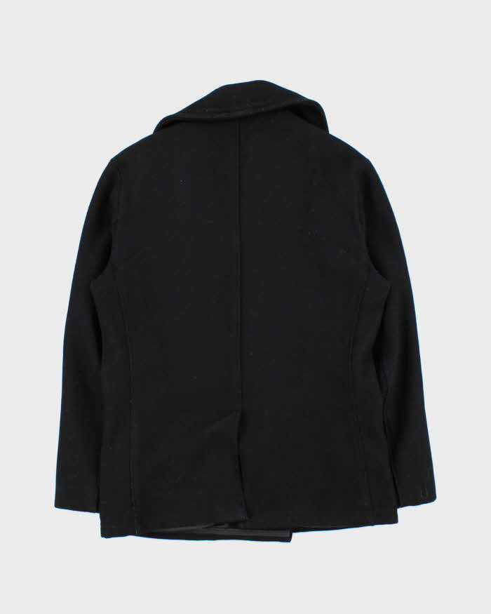 Vintage 1990s Schott U.S.740N Wool Double Breasted Pea Coat - S