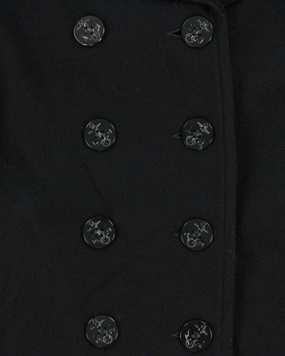 Vintage 1990s Schott U.S.740N Wool Double Breasted Pea Coat - S