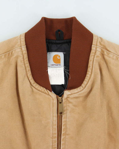 Vintage 00s Carhartt V01 Quilt Lined Workwear Gilet - M
