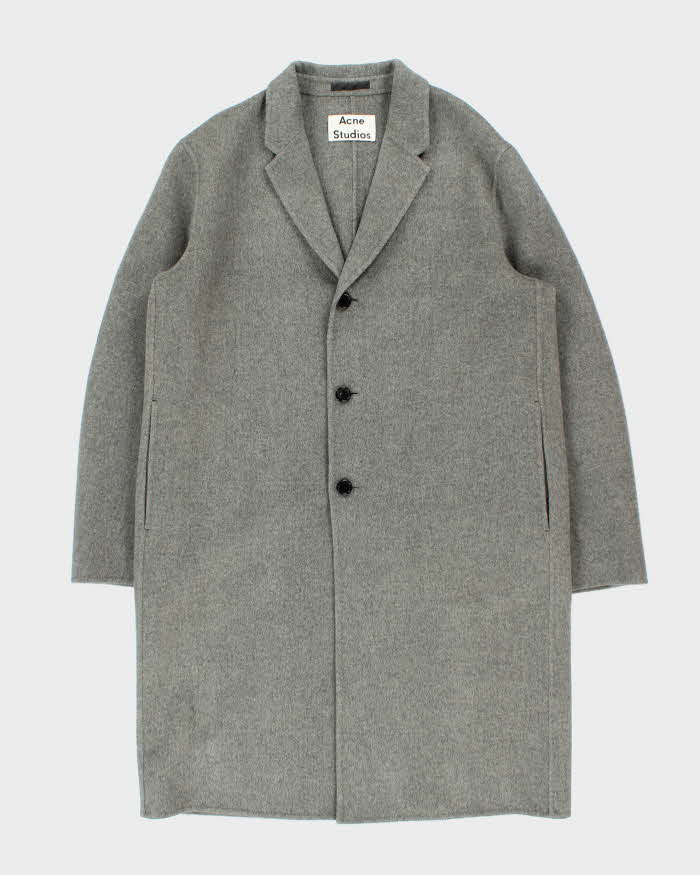 Vintage Acne Studios Chester Soft Wool Overcoat - L