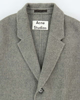 Vintage Acne Studios Chester Soft Wool Overcoat - L