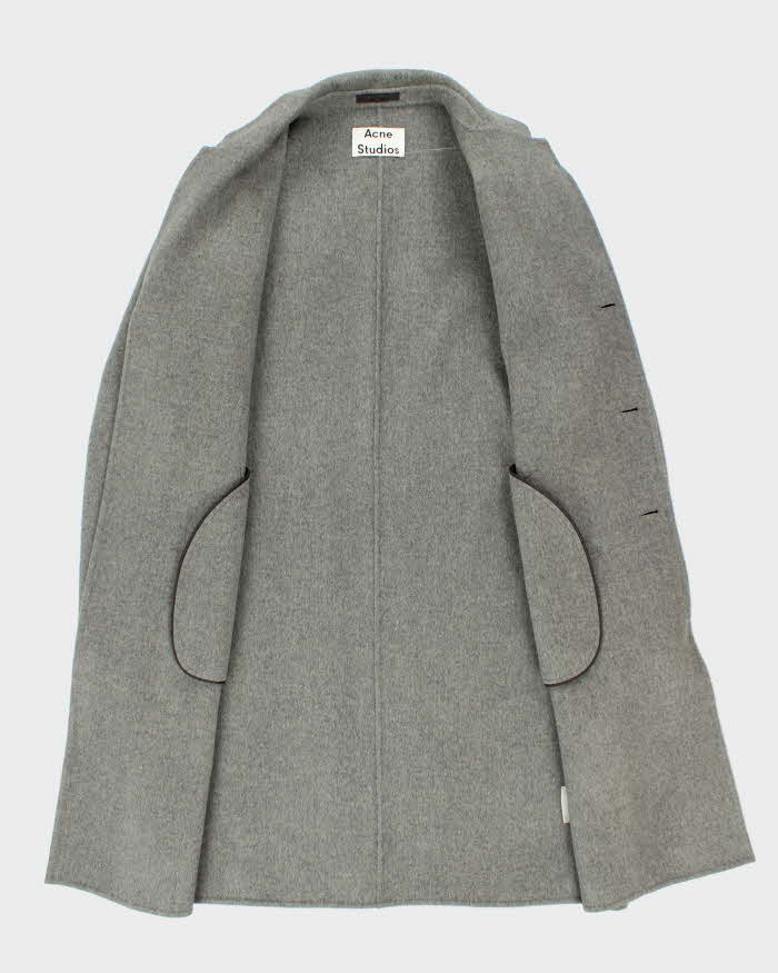 Vintage Acne Studios Chester Soft Wool Overcoat - L