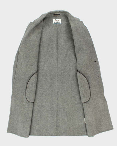 Vintage Acne Studios Chester Soft Wool Overcoat - L