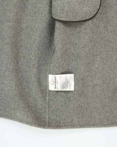 Vintage Acne Studios Chester Soft Wool Overcoat - L