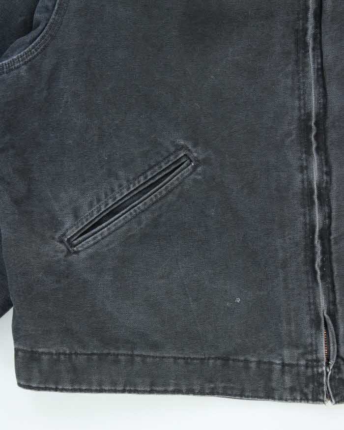 Vintage 00s Carhartt J97 Detroit Blanket Lined Faded Workwear Jacket -XXL