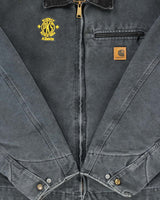Vintage 00s Carhartt J97 Detroit Blanket Lined Faded Workwear Jacket -XXL
