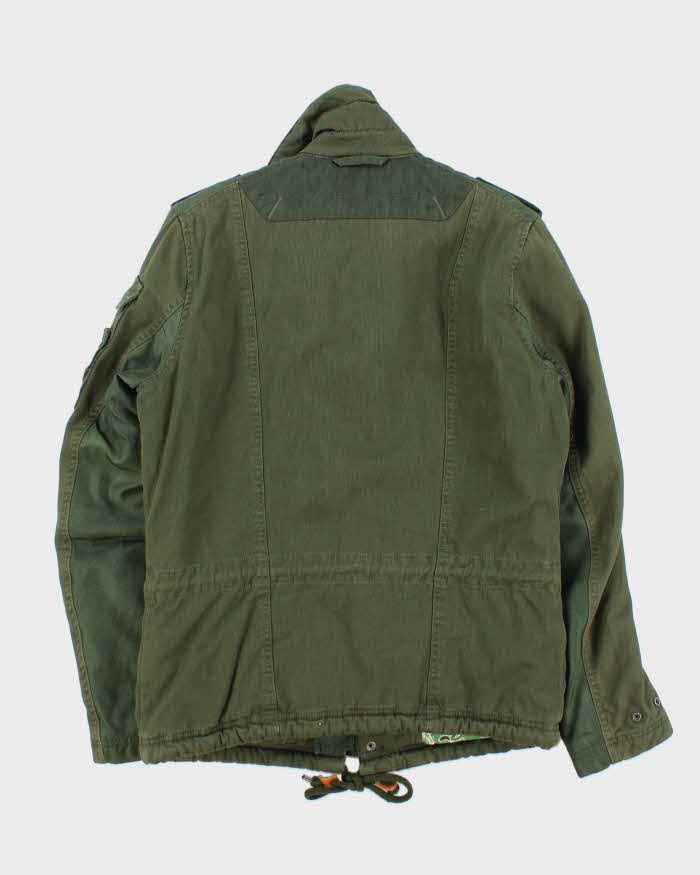 Vintage Y2K 00s Diesel Khaki Padded Heavyweight Hunting Field Jacket - S