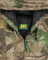 Vintage 00s Natural Habitat Realtree Camouflage Quilt Lined Oversized Hooded Jacket - L