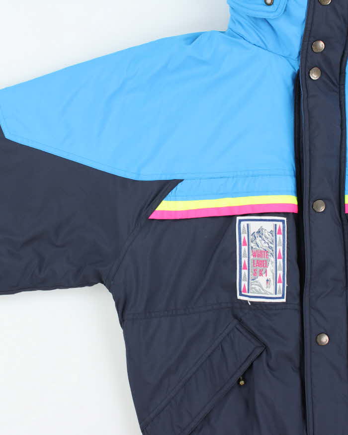 Vintage 1980s Sergio Tacchini White Label Ski Jacket - L