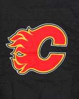 Vintage 00s Old Time Hockey All Guts No Glory Calgary Flames Padded Bomber Jacket - L