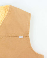 Vintage 1990 Carhartt Union Made Sherpa Lined Workwear Gilet - XL