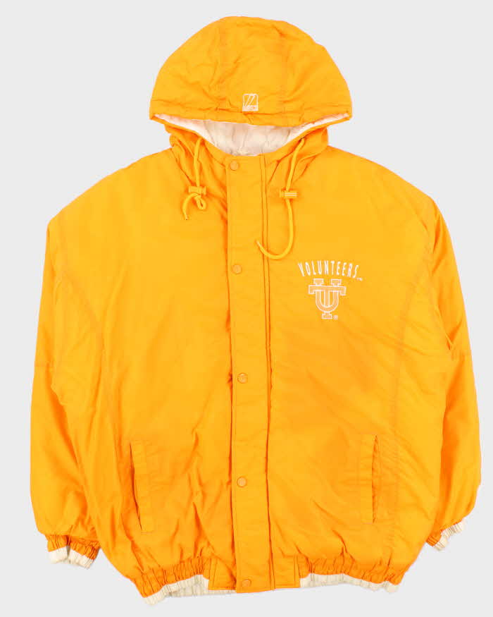 Vintage 1990s Logo 7 Tennessee Volunteers NFL Oversized Hooded Puffer Jacket - M