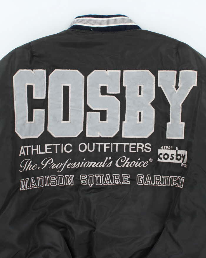 Vintage 1990s Gerry Cosby Madison Square Garden MA-1 Varsity Bomber Jacket - L