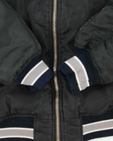 Vintage 1990s Gerry Cosby Madison Square Garden MA-1 Varsity Bomber Jacket - L