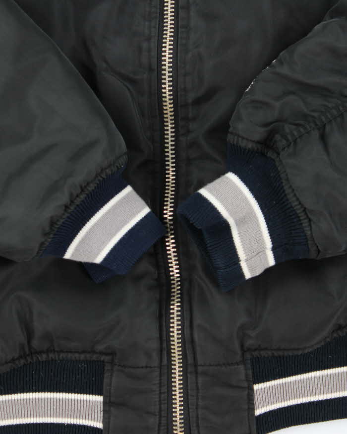 Vintage 1990s Gerry Cosby Madison Square Garden MA-1 Varsity Bomber Jacket - L