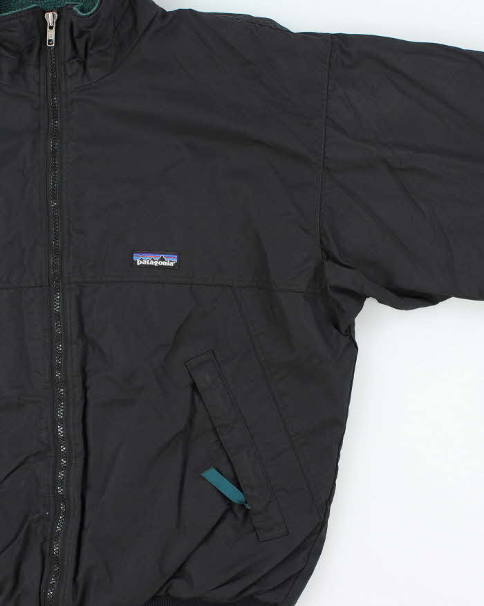 Vintage 1990s Patagonia Fleece Lined Boxy Weatherproof Jacket - M