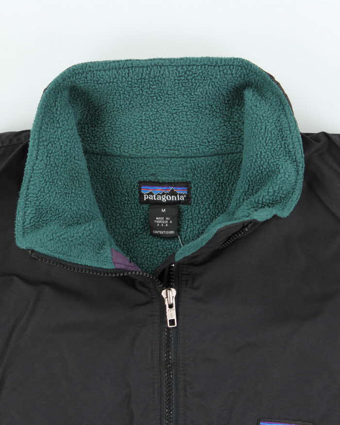Vintage 1990s Patagonia Fleece Lined Boxy Weatherproof Jacket - M