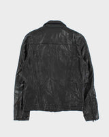 Vintage Y2K 00s Factotum Japan Buffalo Leather Moto Jacket - M