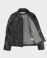 Vintage Y2K 00s Factotum Japan Buffalo Leather Moto Jacket - M
