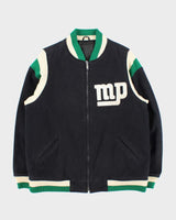 Vintage Y2K 00s Masterpiece Japan Heavyweight Quilt Lined Varsity Bomber Jacket - L