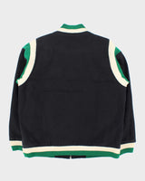 Vintage Y2K 00s Masterpiece Japan Heavyweight Quilt Lined Varsity Bomber Jacket - L