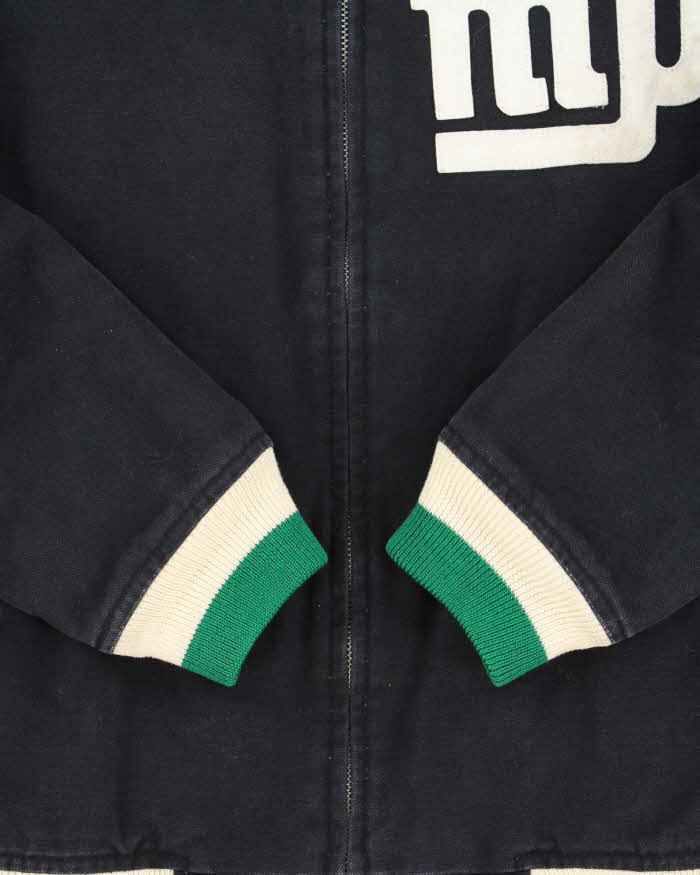 Vintage Y2K 00s Masterpiece Japan Heavyweight Quilt Lined Varsity Bomber Jacket - L