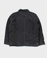 Vintage 1990s Point Zero Sherpa Lined Contrast Stitch Oversized Jacket - M