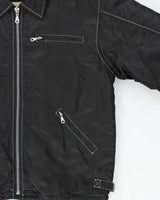 Vintage 1990s Point Zero Sherpa Lined Contrast Stitch Oversized Jacket - M