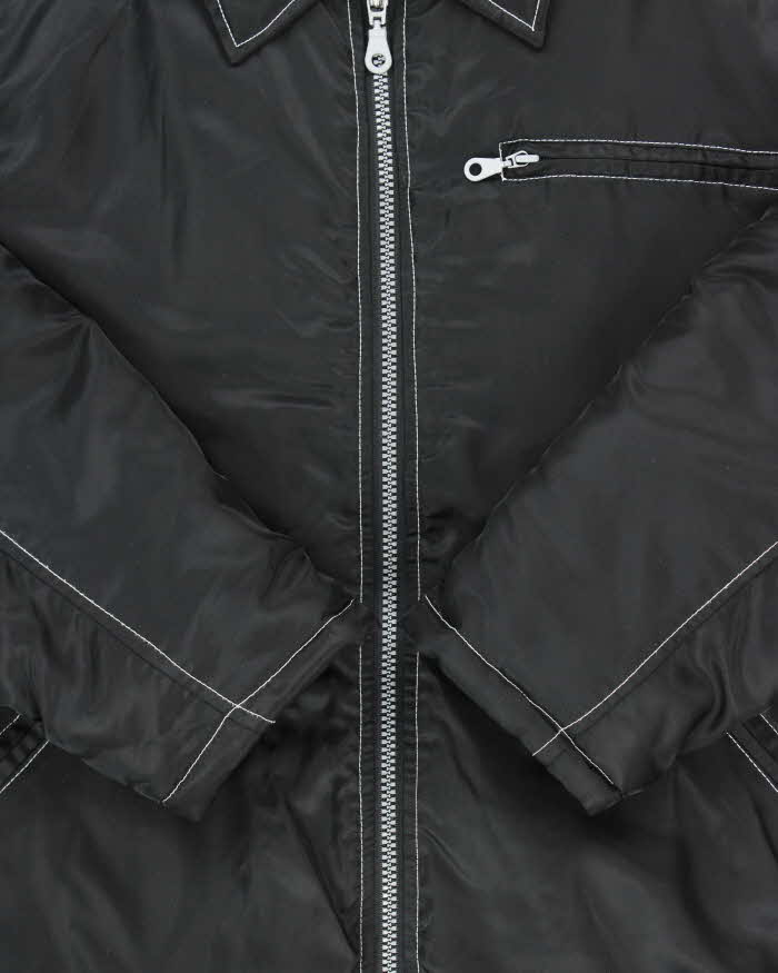 Vintage 1990s Point Zero Sherpa Lined Contrast Stitch Oversized Jacket - M