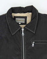 Vintage 1990s Point Zero Sherpa Lined Contrast Stitch Oversized Jacket - M