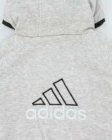 Vintage 1990s Adidas Reversible Padded Hooded Bomber Jacket - M
