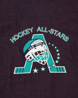 Vintage 1990s Mighty Ducks Hockey All Stars Oversized Quarter-Zip Jacket - M
