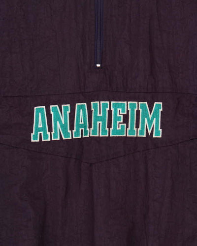Vintage 1990s Mighty Ducks Hockey All Stars Oversized Quarter-Zip Jacket - M